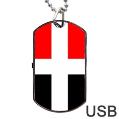 Arpitania Flag Dog Tag Usb Flash (one Side) by tony4urban