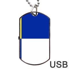 Bratislavsky Flag Dog Tag Usb Flash (one Side) by tony4urban