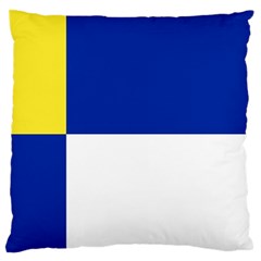Bratislavsky Flag Large Premium Plush Fleece Cushion Case (two Sides) by tony4urban