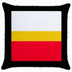Malopolskie Flag Throw Pillow Case (black) by tony4urban