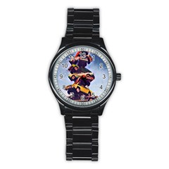 Berwyn Car Kebob Stainless Steel Round Watch by StarvingArtisan