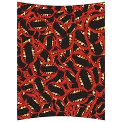 Ugly Open Mouth Graphic Motif Print Pattern Back Support Cushion by dflcprintsclothing