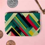 Pattern Abstract Geometric Design Mini Coin Purse Back