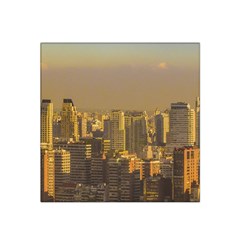 Buenos Aires City Aerial View002 Satin Bandana Scarf 22  X 22  by dflcprintsclothing