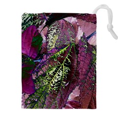 Leaves 21 Drawstring Pouch (5xl) by DinkovaArt