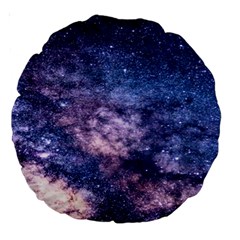 Watercolor Design Wallpaper Large 18  Premium Round Cushions by artworkshop