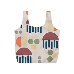 Art Background Abstract Design Full Print Recycle Bag (s) by Jancukart