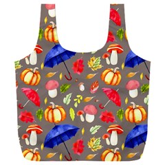 Autumn Seamless Background Leaves Full Print Recycle Bag (xxl) by Jancukart