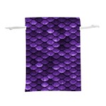 Purple Scales! Lightweight Drawstring Pouch (S) Back