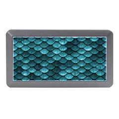 Teal Scales! Memory Card Reader (mini) by fructosebat
