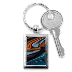 Background Pattern Design Abstract Key Chain (rectangle) by Jancukart