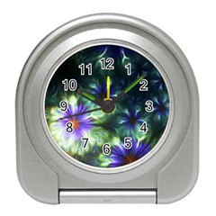 Fractalflowers Travel Alarm Clock by Sparkle
