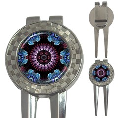 Digitalart Kaleidoscope 3-in-1 Golf Divots by Sparkle