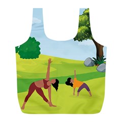 Large Full Print Recycle Bag (l) by SymmekaDesign