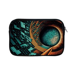 Big Data Abstract Abstract Background Backgrounds Apple Ipad Mini Zipper Cases by Pakemis