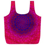 Geometric Pattern Line Art Kaleidoscope Symmetry Full Print Recycle Bag (XXL) Back