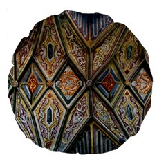 Church Ceiling Mural Architecture Large 18  Premium Round Cushions by Ravend