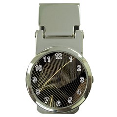 Leaves Nature Art Design Pattern Money Clip Watches by Ravend