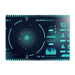 Sci Fi Computer Screen Crystal Sticker (A4) Front