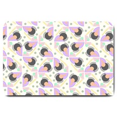 Pattern Pastel Drawing Art Large Doormat by Uceng