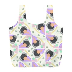 Pattern Pastel Drawing Art Full Print Recycle Bag (l) by Uceng