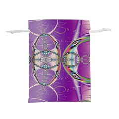 Abstract Colorful Art Pattern Design Fractal Lightweight Drawstring Pouch (l) by Ravend