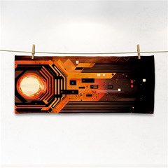 Technology Design Tech Computer Future Business Hand Towel by Ravend