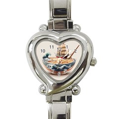 Ai Generated Noodles Pirate Chinese Food Food Heart Italian Charm Watch by danenraven