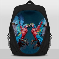 Birds Parrots Love Ornithology Species Fauna Backpack Bag by danenraven