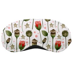 Poppies Red Poppies Red Flowers Sleeping Mask by Ravend