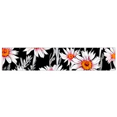 Dazzling Watercolor Flowers Small Premium Plush Fleece Scarf by GardenOfOphir