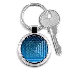 Network Social Abstract Key Chain (round) by Ravend