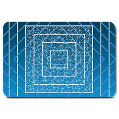 Network Social Abstract Large Doormat by Ravend