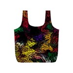 Abstract Painting Colorful Full Print Recycle Bag (S) Back