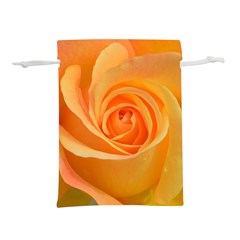 Flower Plant Rose Nature Garden Orange Macro Lightweight Drawstring Pouch (l) by Ravend