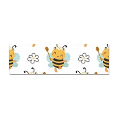 Art Bee Pattern Design Wallpaper Background Sticker Bumper (100 Pack) by Ravend