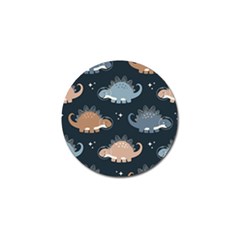 Dino Art Pattern Design Wallpaper Background Golf Ball Marker by Ravend