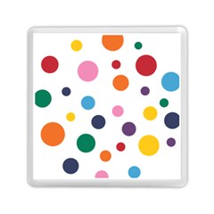 Polka Dot Memory Card Reader (square) by 8989