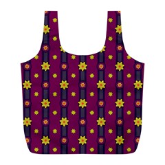 Purple Background Graphic Decor Backdrop Design Art Full Print Recycle Bag (l) by Ravend