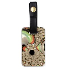 Fractal Background Pattern Texture Abstract Design Abstract Luggage Tag (one Side) by Ravend