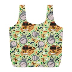 My Neighbor Totoro Pattern Full Print Recycle Bag (l) by Jancukart