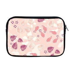 Leaves Foliage Boho Art Boho Style Pastel Nature Apple Macbook Pro 17  Zipper Case by Ravend