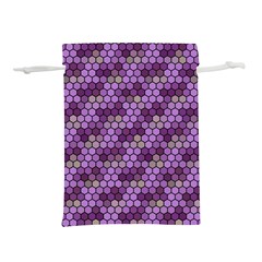 Pattern Seamless Design Decorative Hexagon Shapes Lightweight Drawstring Pouch (s) by Ravend