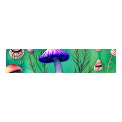 Foresty Mushroom Velvet Scrunchie by GardenOfOphir