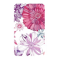 Red And Pink Flowers Vector Art Asters Patterns Backgrounds Memory Card Reader (rectangular) by Jancukart