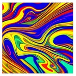 Contemporary Art Fluid Background Square Satin Scarf (36  x 36 ) Front