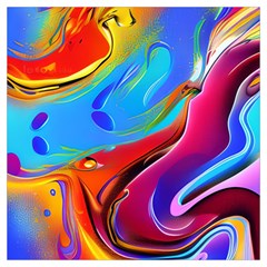 Abstract Fluid Art Lightweight Scarf  by GardenOfOphir