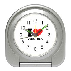 I Love Virginia Travel Alarm Clock by ilovewhateva