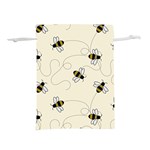 Insects Bees Digital Paper Lightweight Drawstring Pouch (S) Back