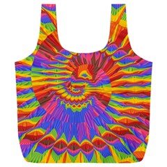 Colorful Spiral Abstract Swirl Twirl Art Pattern Full Print Recycle Bag (xxl) by Jancukart